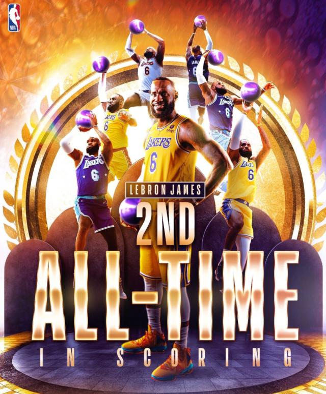 开云APP-历史第二只是起点 詹姆斯得分榜封王还需多久？